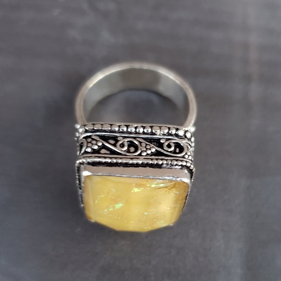 ***Sale*** New Triplet Opal 925 Silver Ring. - Picture 10 of 16